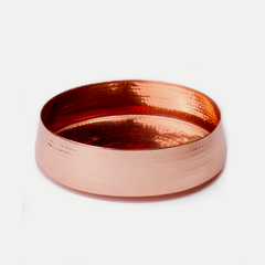 copper resonance floating dish: large