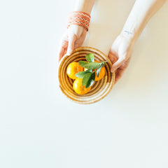 Triple Zig Zag Woven Bracelet: Tea