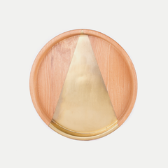 Gold Arrow Teak Tray