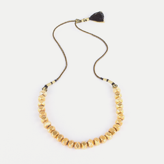 Golden Beaded Necklace