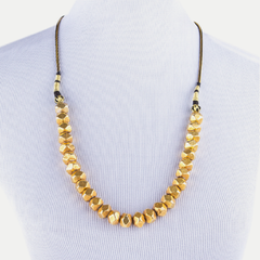 Golden Beaded Necklace