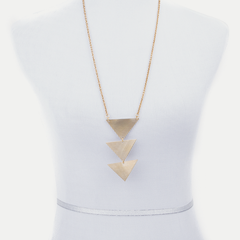 Triple Threat Pendant Necklace