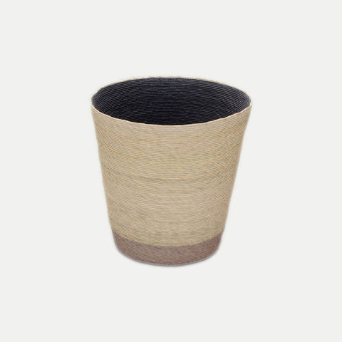 Conical Basket: Lavender & Grey