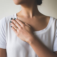 Hatua Ring: Brass