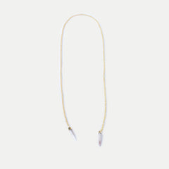 Knotted Talon Necklace: Natural