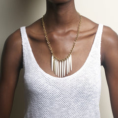 Sasi Necklace: White