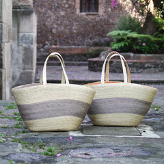 Market Tote Bag: Lavender (Large)