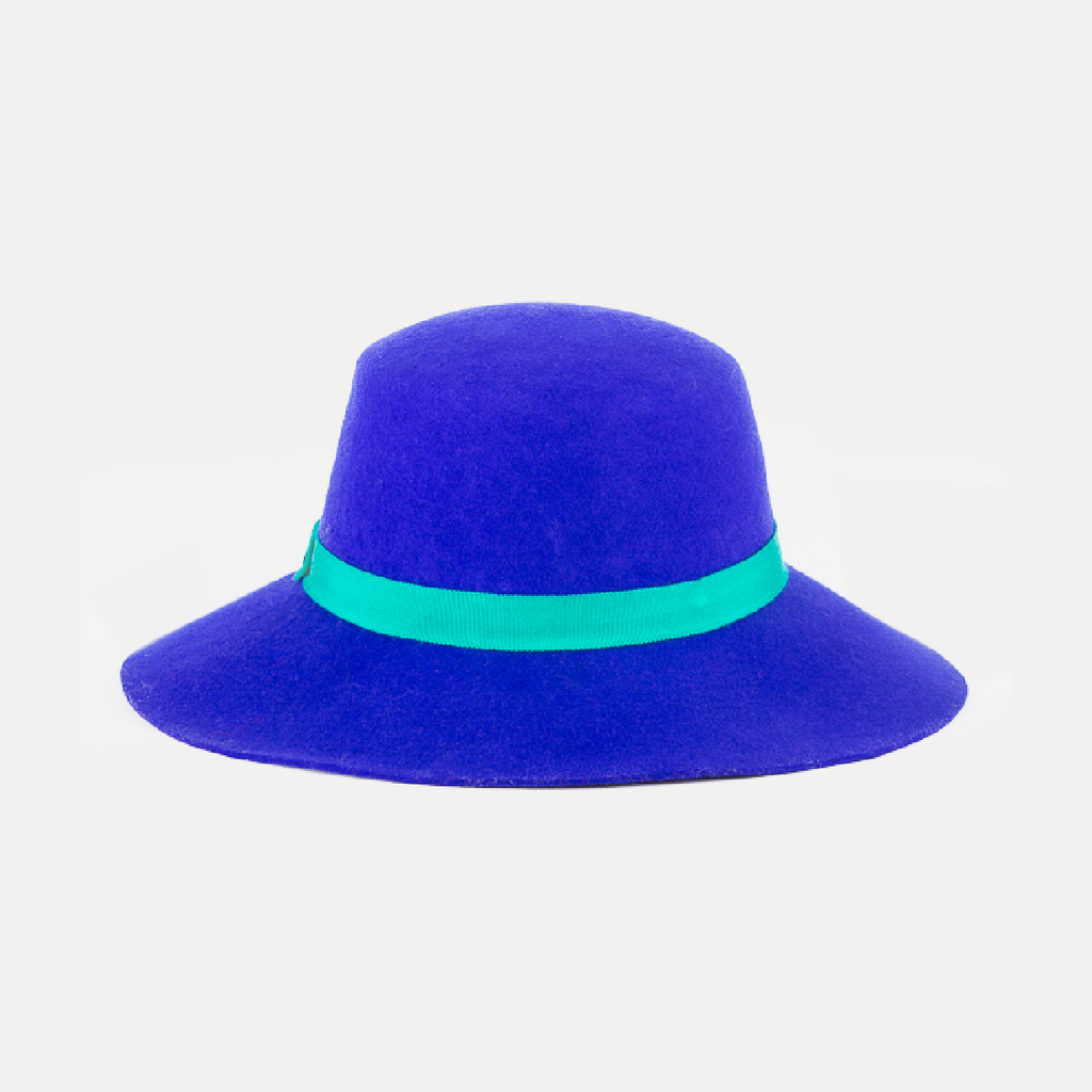 Audrey Hat: Electric Blue