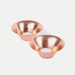 Copper Glimmer Tea Light Candle Holder