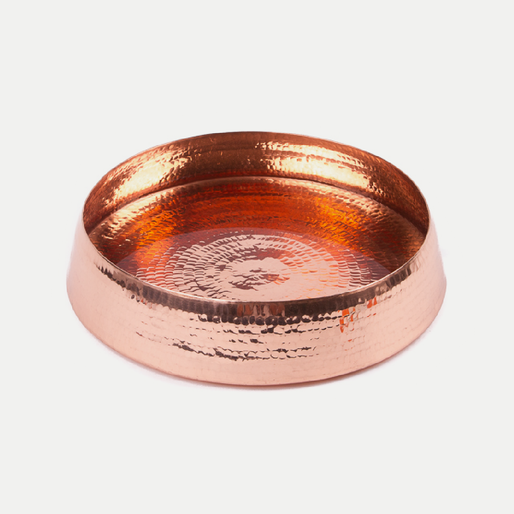 copper resonance floating dish: small