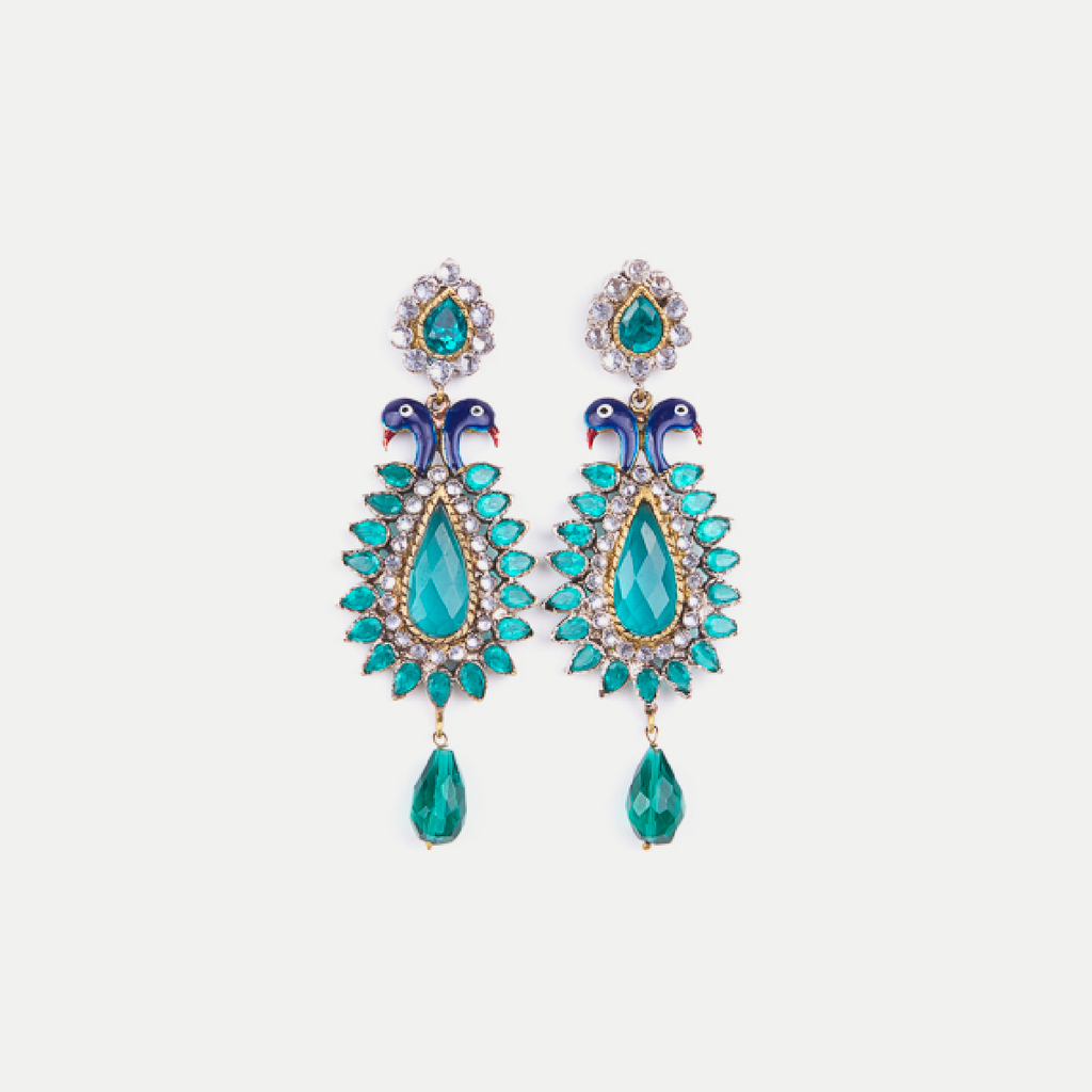 Peacock Earrings