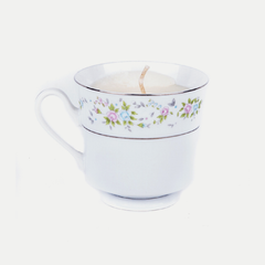 Vintage Teacup Candle: Honey & Oatmeal