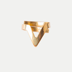 Hatua Ring: Brass