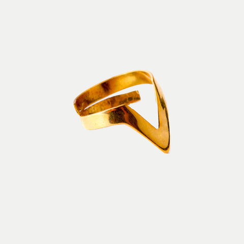 Hatua Ring: Brass
