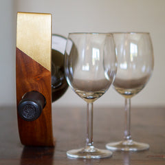 Gold Dipped Wine Holder